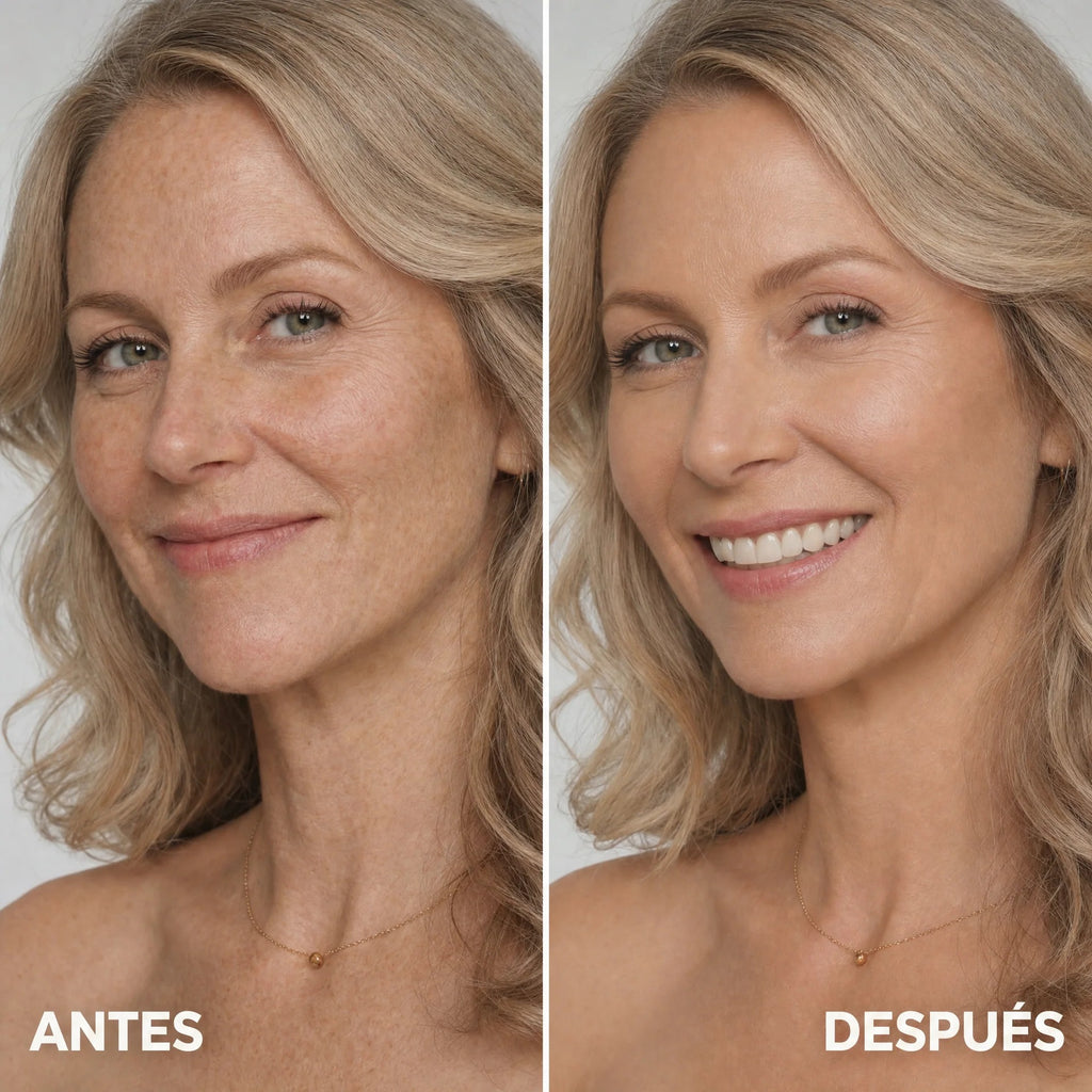 Base de Maquillaje Antiedad con SPF 50 – Se Adapta a tu Tono de Pie