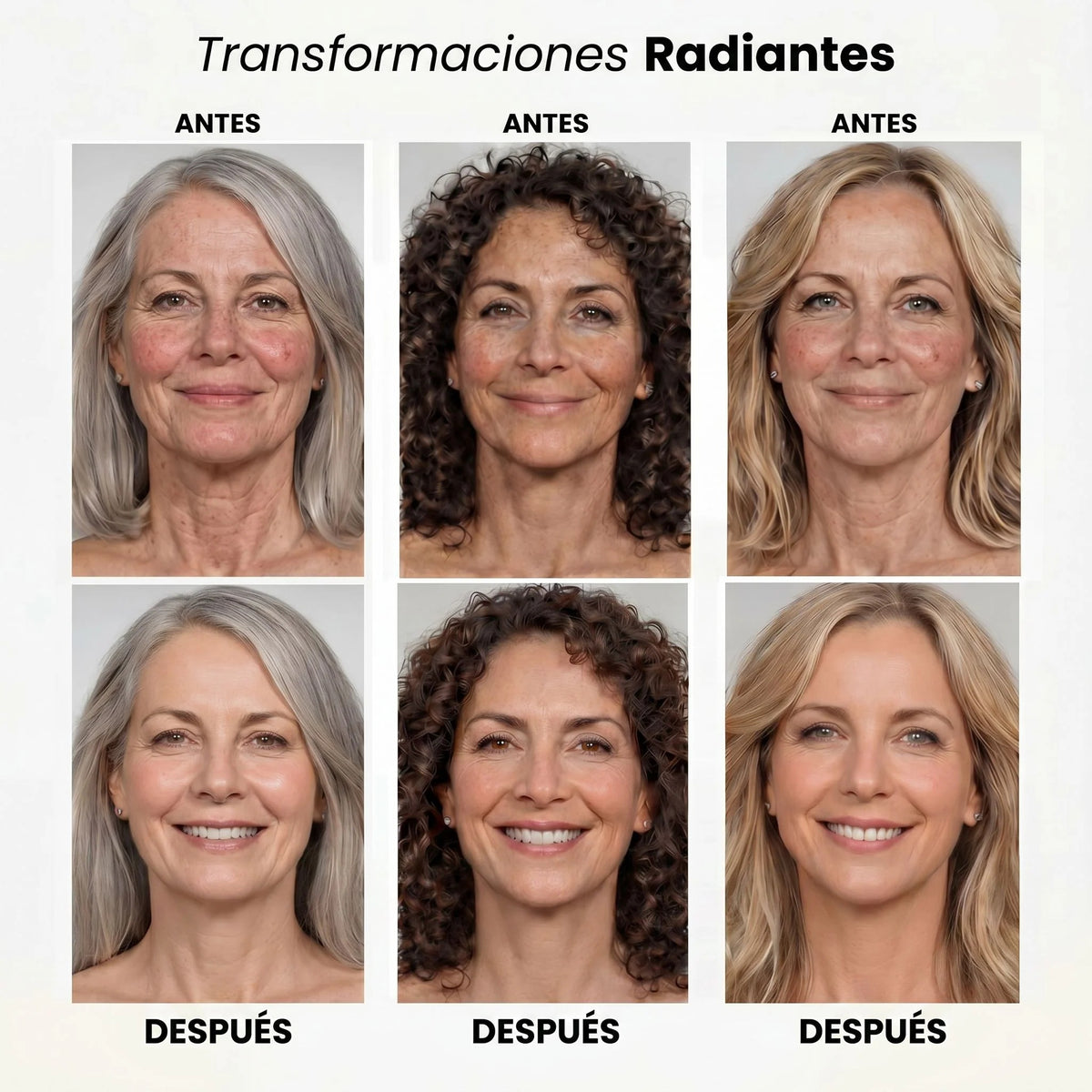 Base de Maquillaje Antiedad con SPF 50 – Se Adapta a tu Tono de Pie