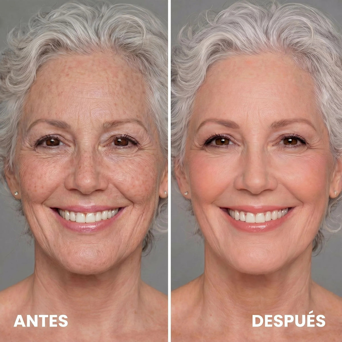 Base de Maquillaje Antiedad con SPF 50 – Se Adapta a tu Tono de Pie